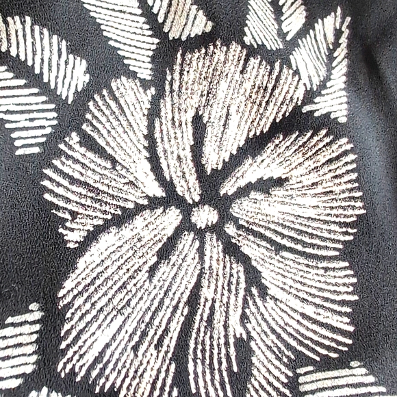 Vintage Billy Jack For Her sheer midi dress W sparkly floral design. Medium. - Picture 12 of 12